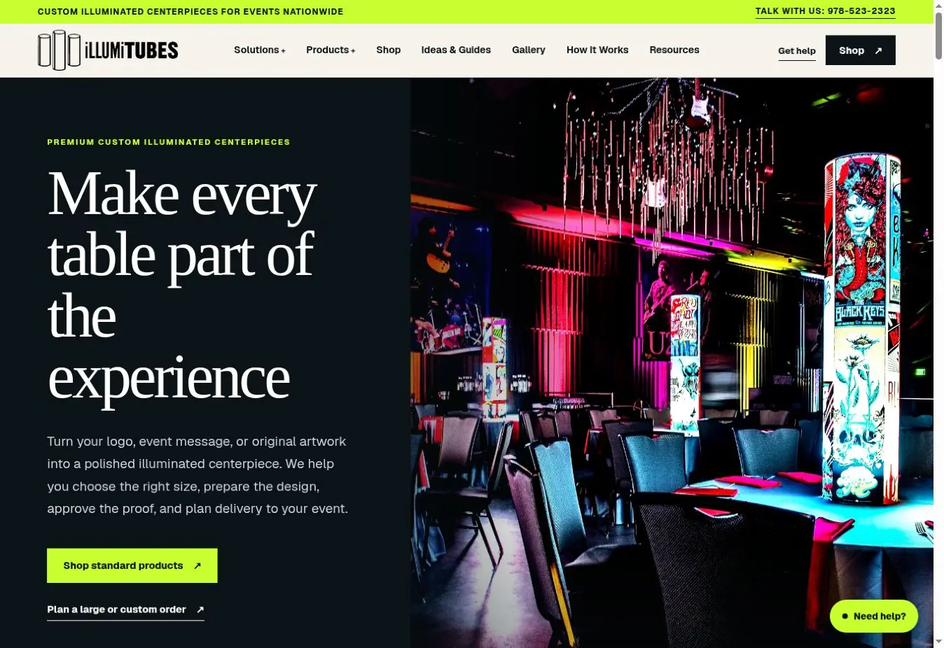 Preview of the iLLUMITUBES website